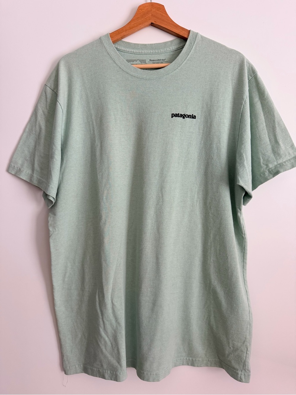 Patagonia Mens Logo Short-Sleeve Responsibili-T-Shirt